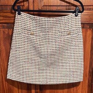 NWT Ann Taylor Elegant Tweed Mini Skirt